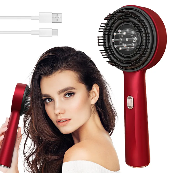 3-in-1 Electric Scalp Massager for Hair Growth and Relaxation with Red Light Therapy 0