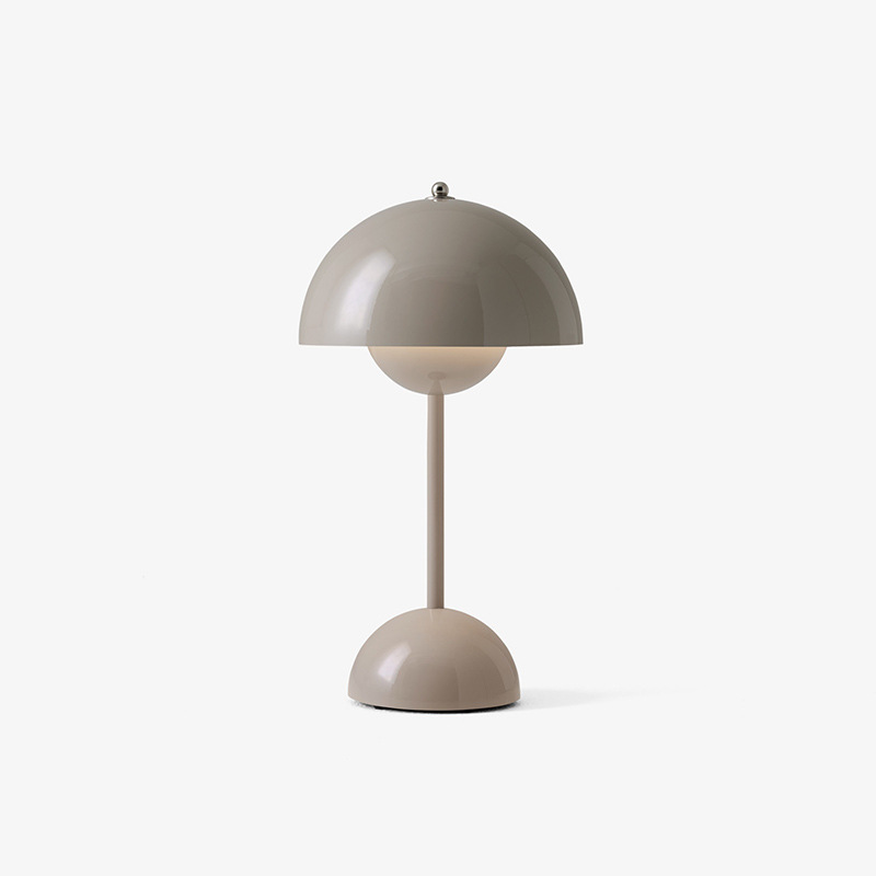Aurora Mushroom Table Lamp | Vintage-Inspired LED Light with Adjustable Brightness and 3-Color Options 10