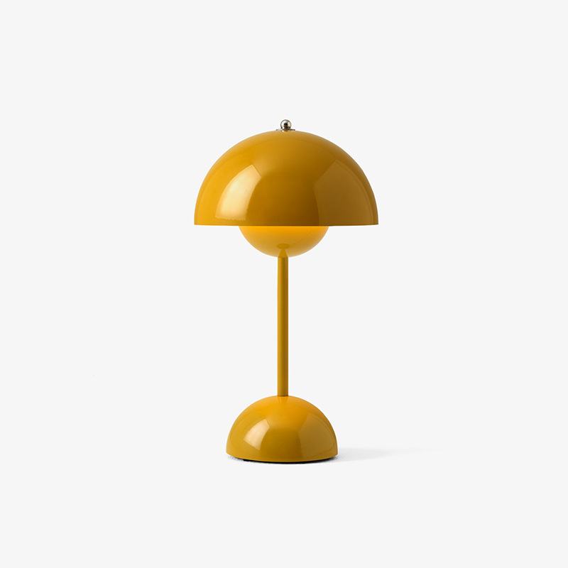 Aurora Mushroom Table Lamp | Vintage-Inspired LED Light with Adjustable Brightness and 3-Color Options 13
