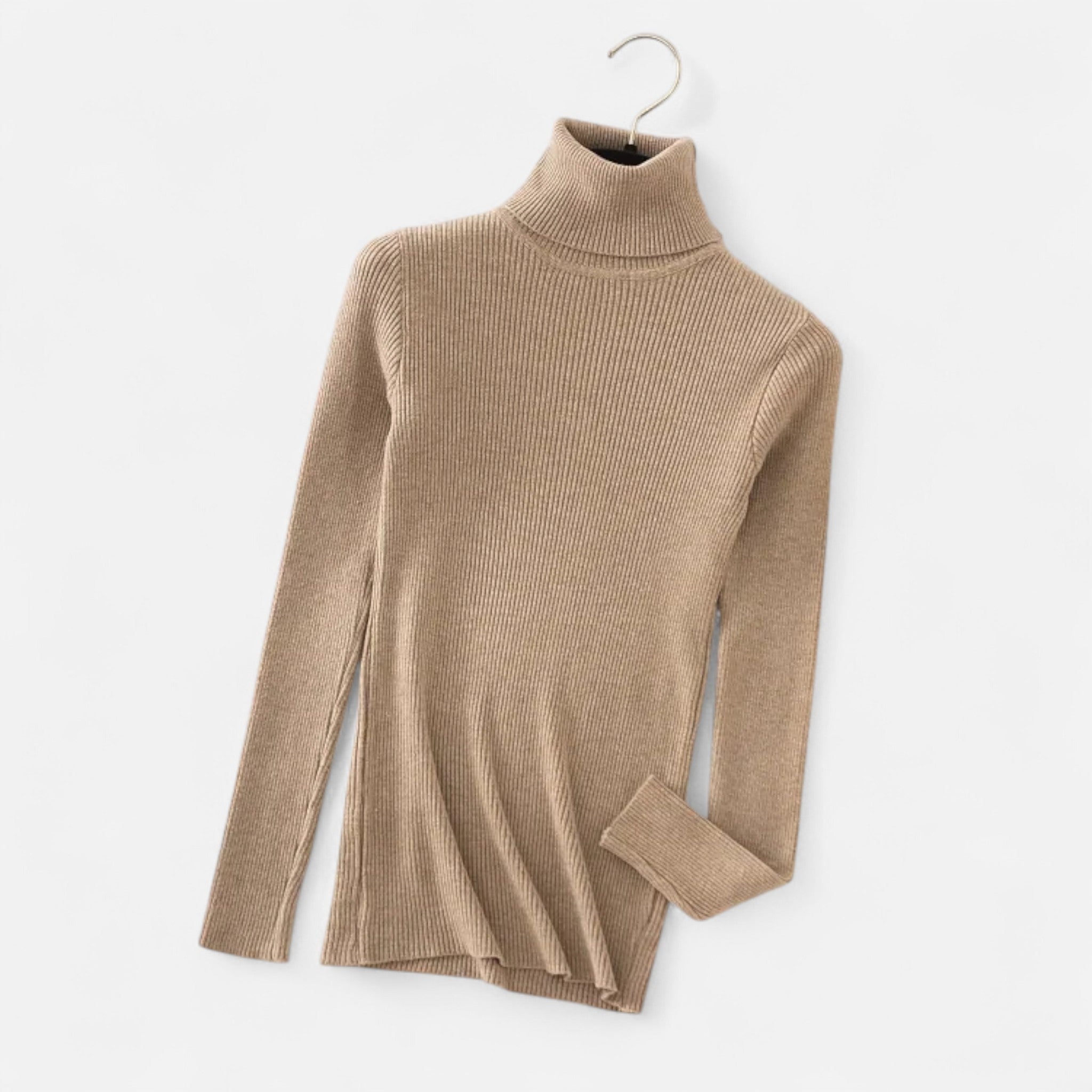 Cashmere Turtleneck Sweater for Women in Black - Luxe Softness and Elegance 3