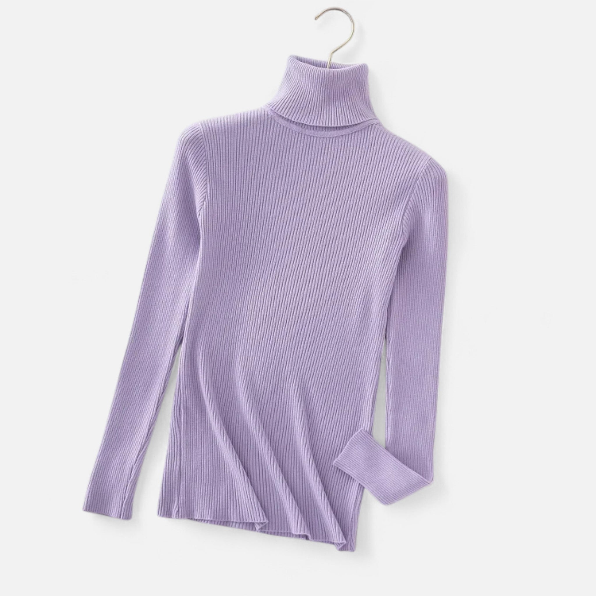 Cashmere Turtleneck Sweater for Women in Black - Luxe Softness and Elegance 4
