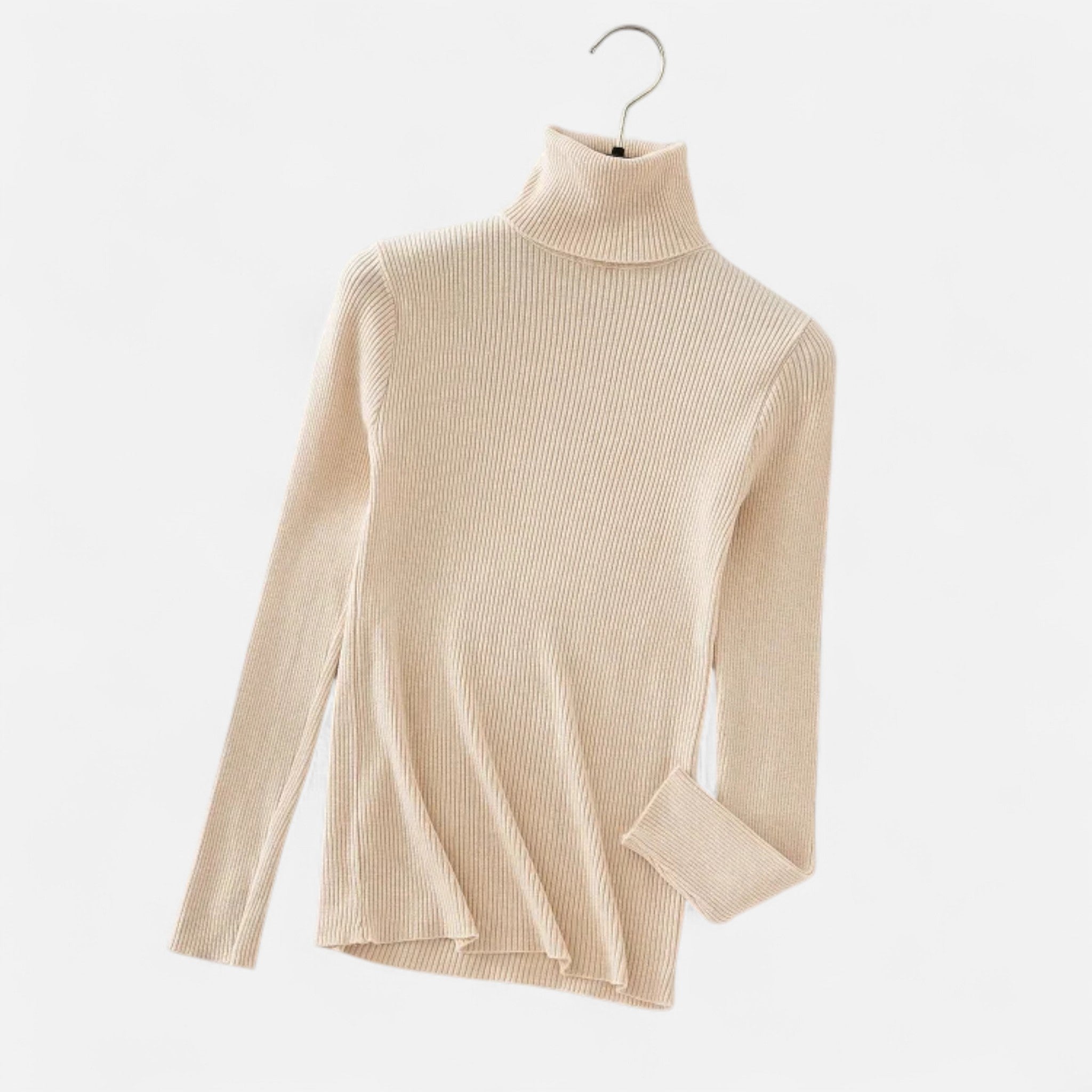Cashmere Turtleneck Sweater for Women in Black - Luxe Softness and Elegance 6