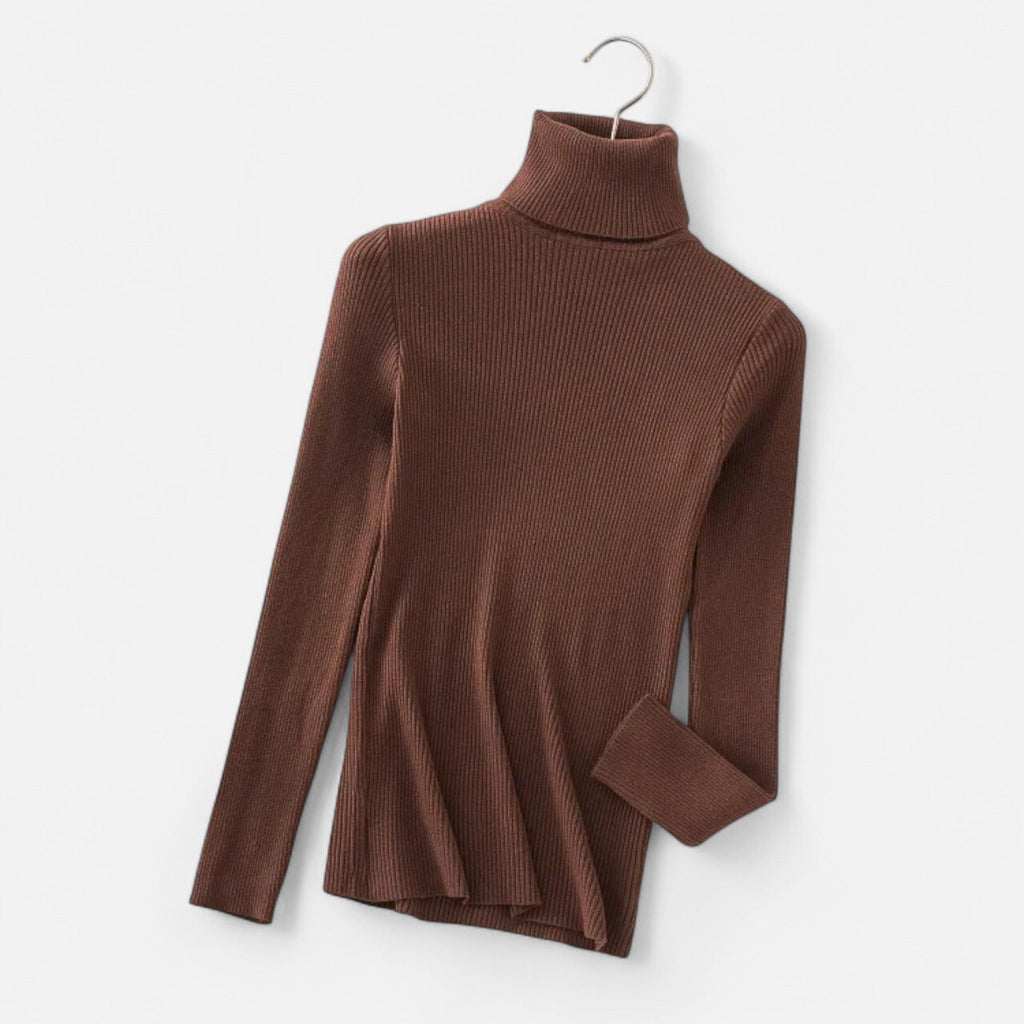 Cashmere Turtleneck Sweater for Women in Black - Luxe Softness and Elegance 7