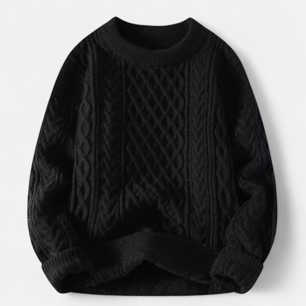 Veroux Mode | Elegant Women's Cable Knit Sweater in Premium Wool 3